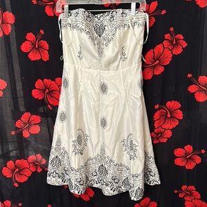White House Black Market Strapless Dress
